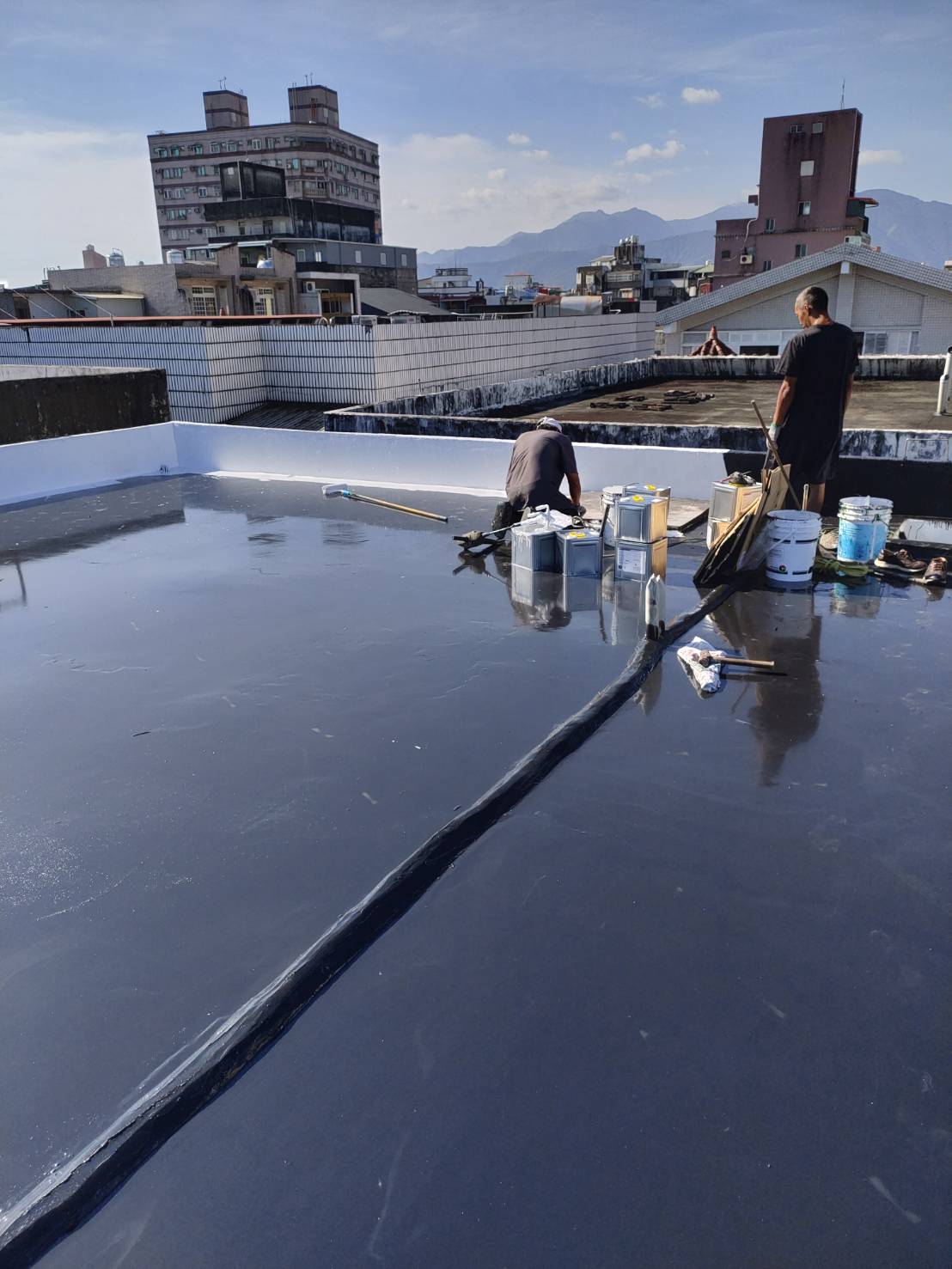 屋頂防水防熱施工